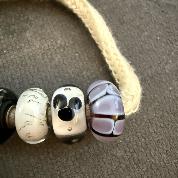 AUTHENTIC TROLL AND CHAMILIA MURANO GLASS BEADS ( lot of 7 ) - Picture 3 of 3